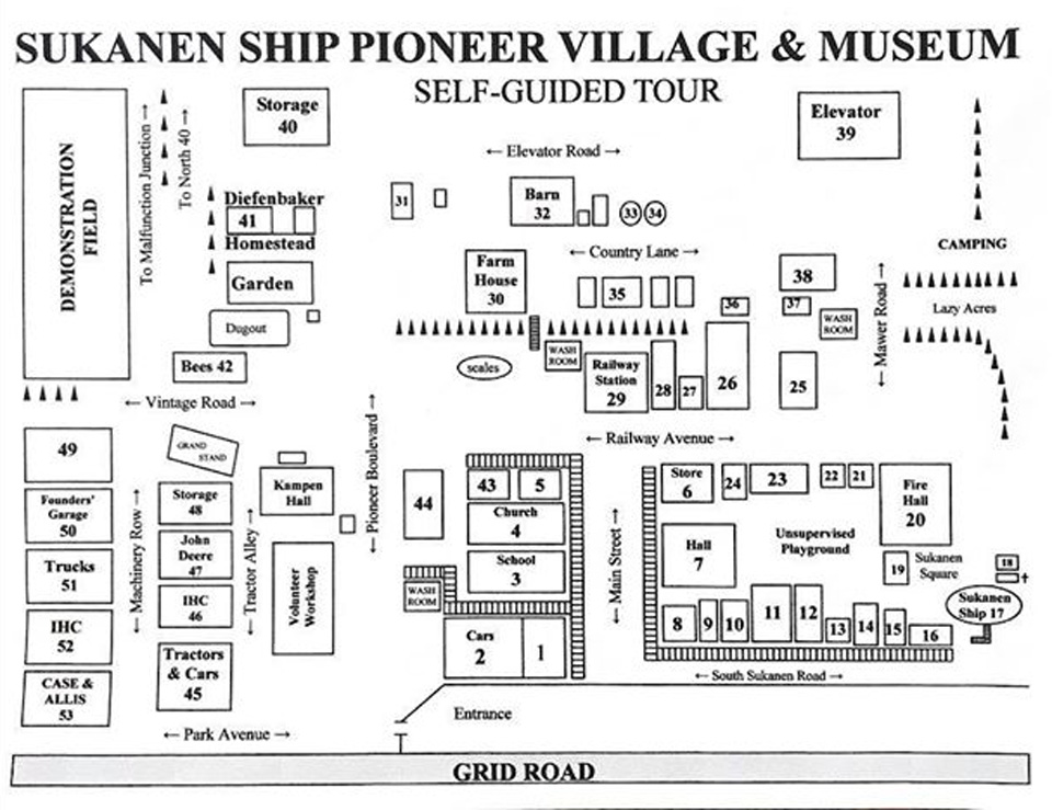 Museum Village Map